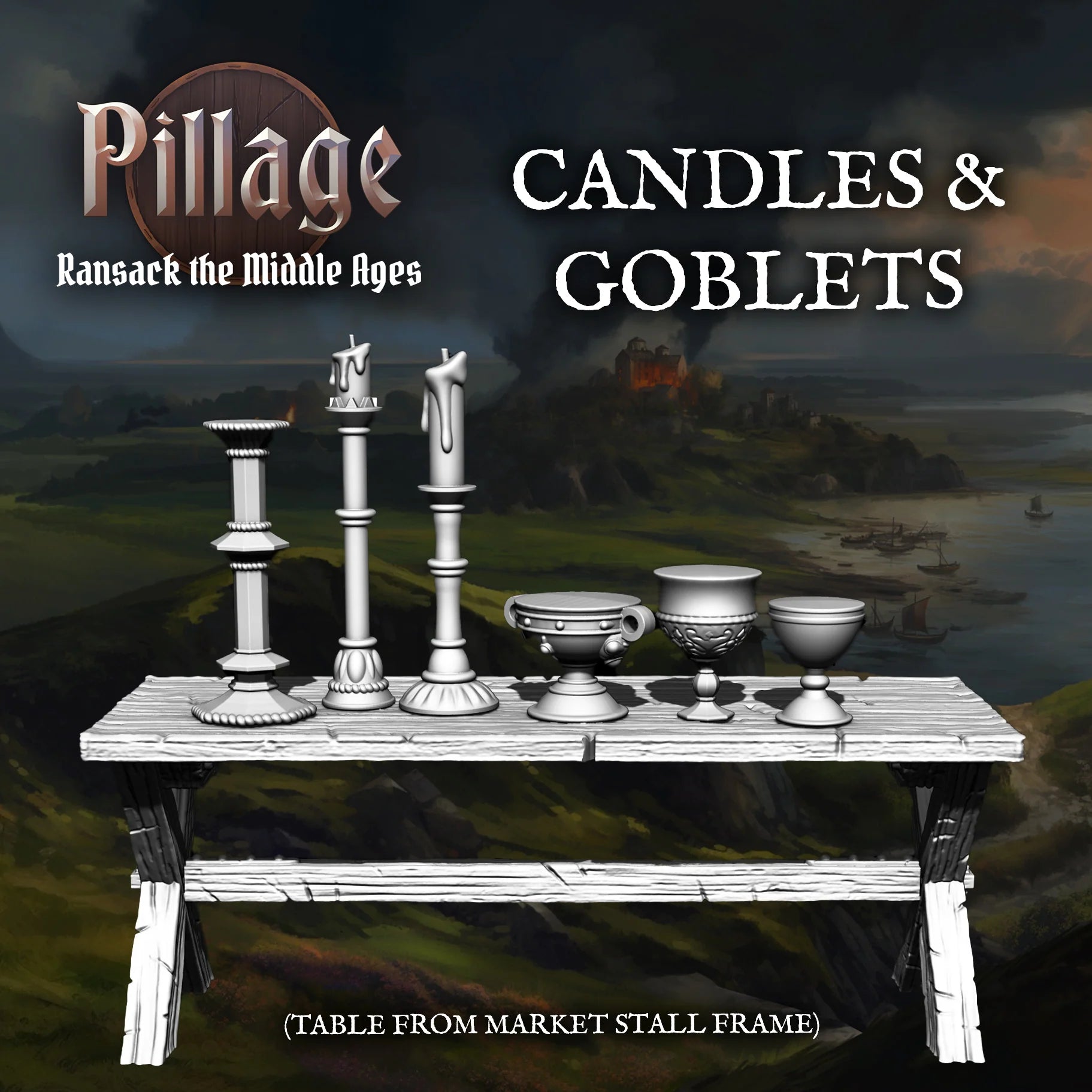 Victrix | Pillage | Treasure & Chests | 28mm Plastic Terrain