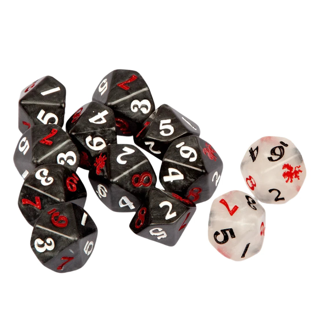 Carnevale | Dice Carnavale Dice | D6 Dice Blister Pack | TTCombat | Miniature Kingdoms