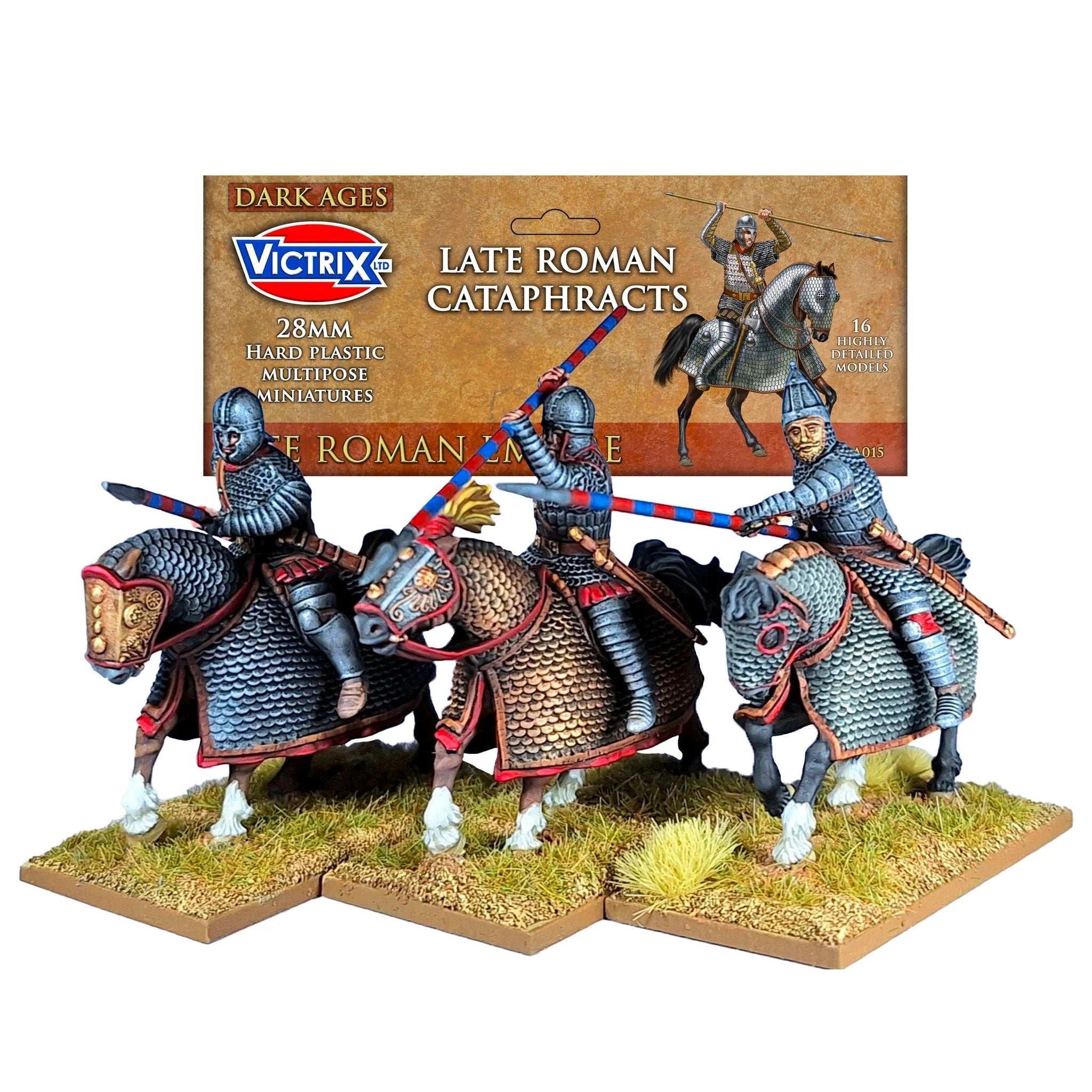 Victrix | Dark Ages Late Roman Cataphracts | 28mm Plastic Unit | North Star Games | Miniature Kingdoms