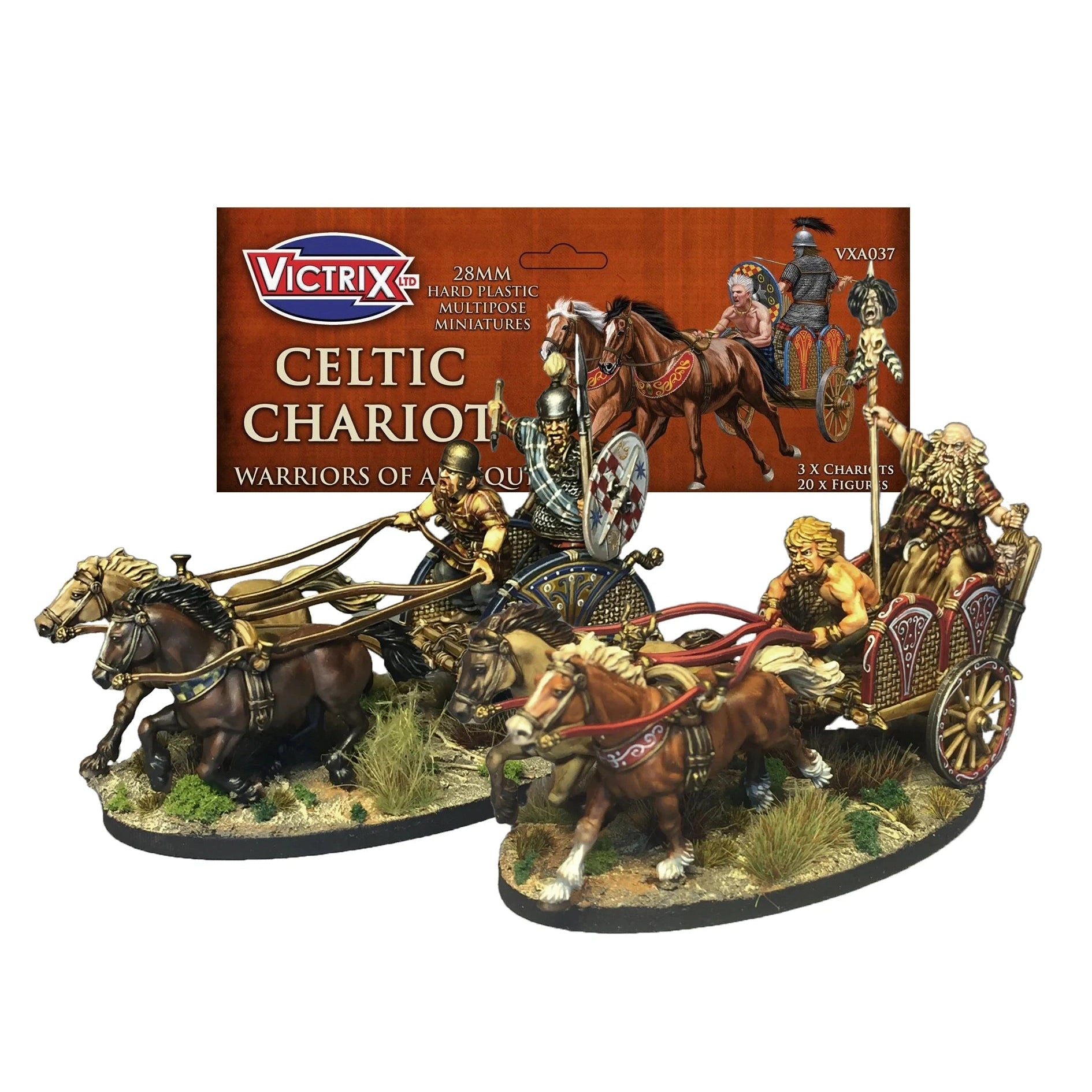 Victrix | Dark Ages Celtic Chariot | 28mm Plastic Unit | North Star Games | Miniature Kingdoms