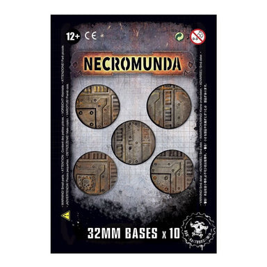 Citadel | Bases | Necromunda Bases 32mm x 10 | Plastic Bases Blister