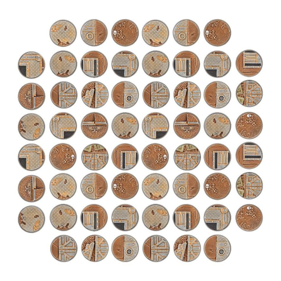 Citadel | Warhammer 40,000 | Sector Imperialis | 32mm Round Bases | Plastic Bases Box