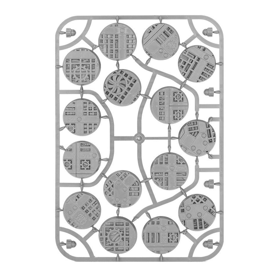 Citadel | Warhammer 40,000 | Sector Mechanicus | Mixed Round Bases | Plastic Bases Box