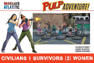 PULP | Civilians & Survivors 2 Women | 28mm Plastic Unit