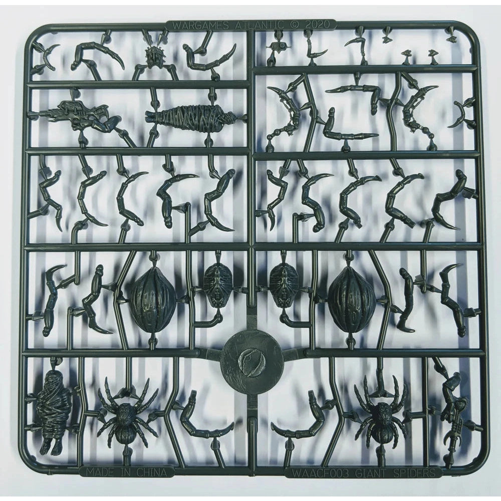 Wargames Atlantic | Classic Fantasy | Giant Spiders | Single Sprue