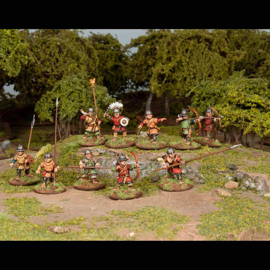 Wargames Atlantic | Classic Fantasy | Halfling Militia | Single Sprue