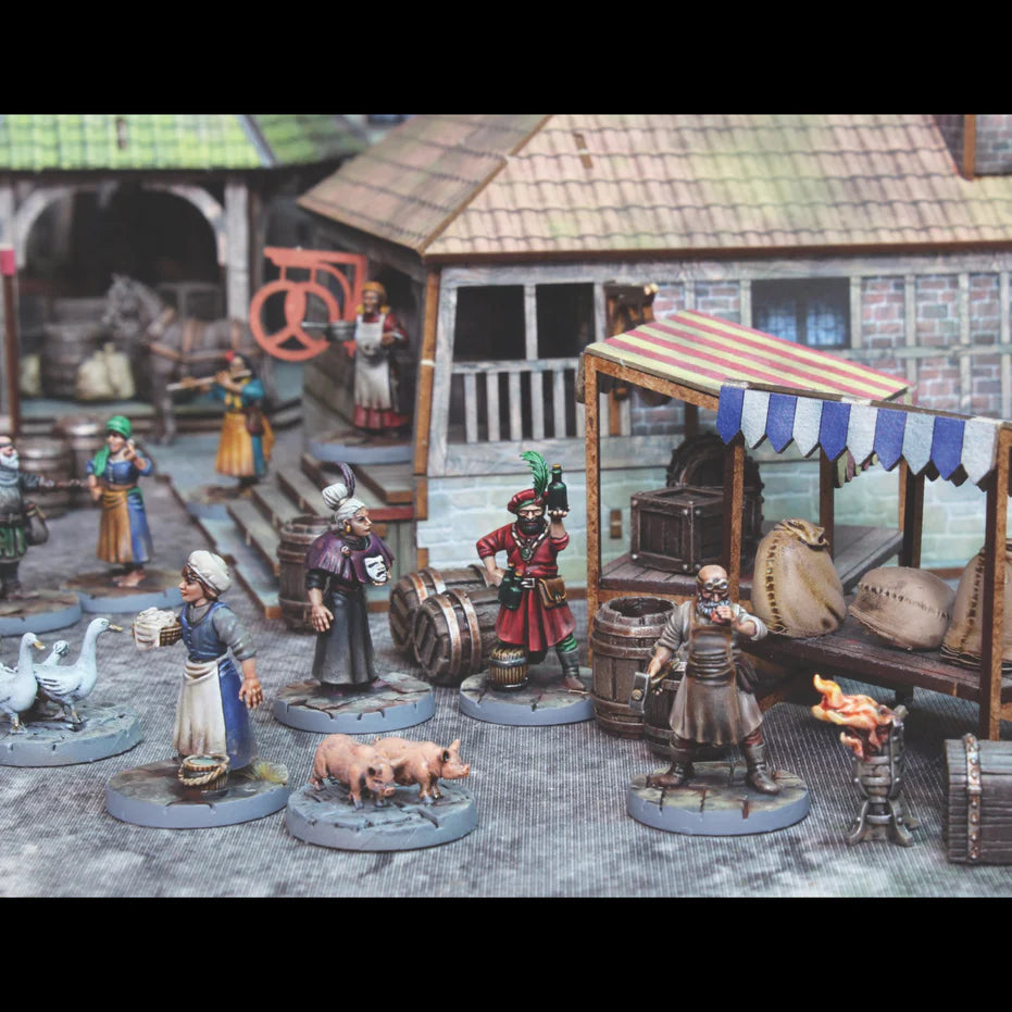 Wargames Atlantic | Classic Fantasy | Villagers | Single Sprue