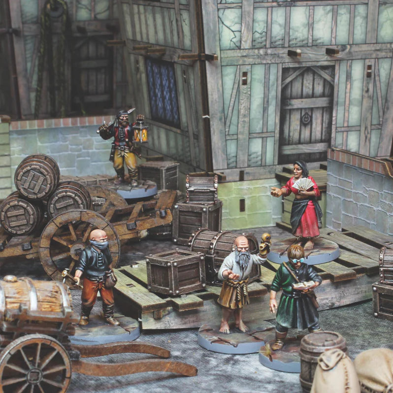 Wargames Atlantic | Classic Fantasy | Villagers | Plastic Unit