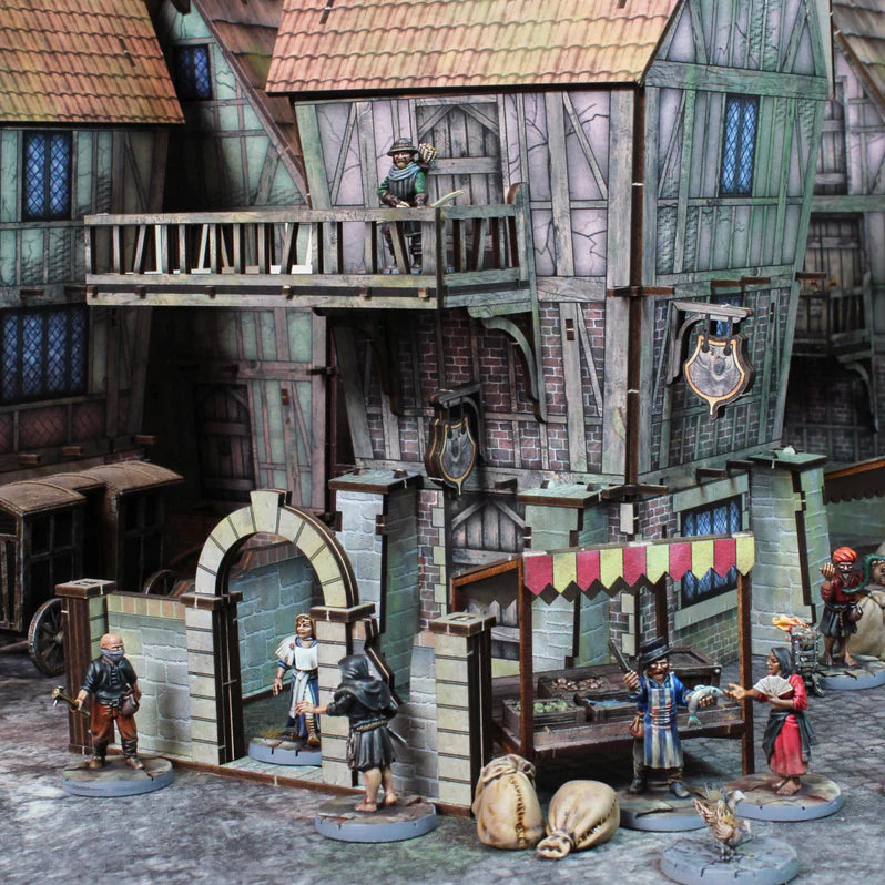 Wargames Atlantic | Classic Fantasy | Villagers | Plastic Unit