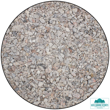 Geek Gaming | Coarse Rubble Base Ready | Regular Basing Mix | Geek Gaming | Miniature Kingdoms