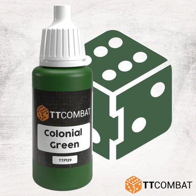 TTCombat | Colonial Green | 17ml Individual Paint | TTCombat | Miniature Kingdoms