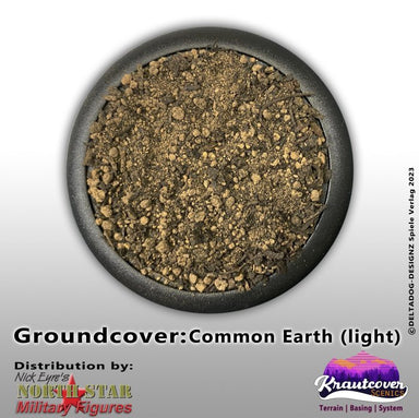 Kraut Cover Scenics | Scenic Common Earth Light | 140ml Basing Terrain | North Star Games | Miniature Kingdoms