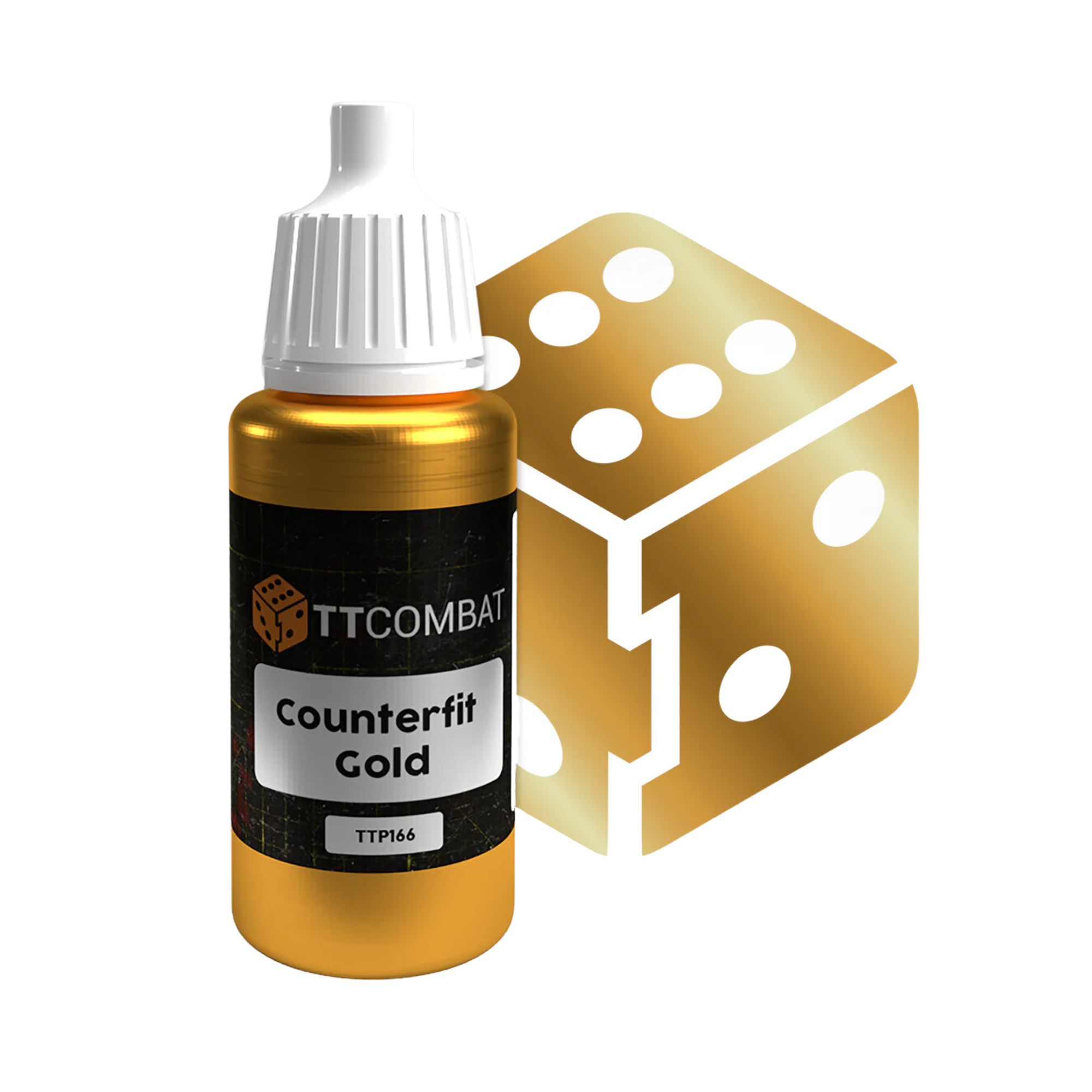 TTCombat | Counterfit Gold | 17ml Individual Paint | TTCombat | Miniature Kingdoms