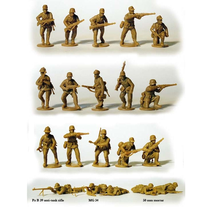 Perry Miniatures | World War 2 Afrika Korps 1941-1943 | 28mm Plastic Unit | North Star Games | Miniature Kingdoms