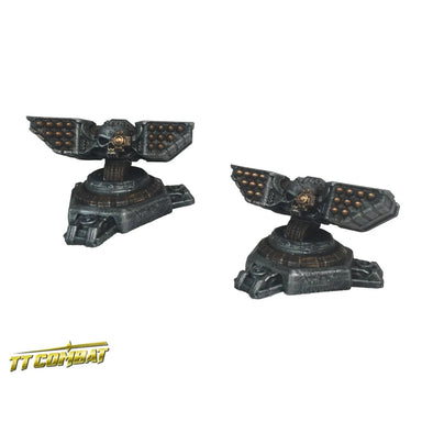 Tabletop Scenics | Sci Fi Gothic Multiple Rocket Systems | 28mm Resin Blister Pack | TTCombat | Miniature Kingdoms