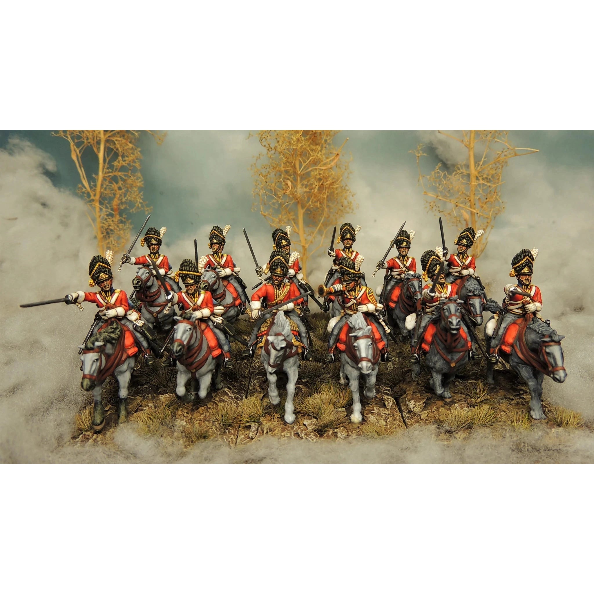 Victrix | Napoleonic British Heavy Dragoons | 28mm Plastic Unit | North Star Games | Miniature Kingdoms