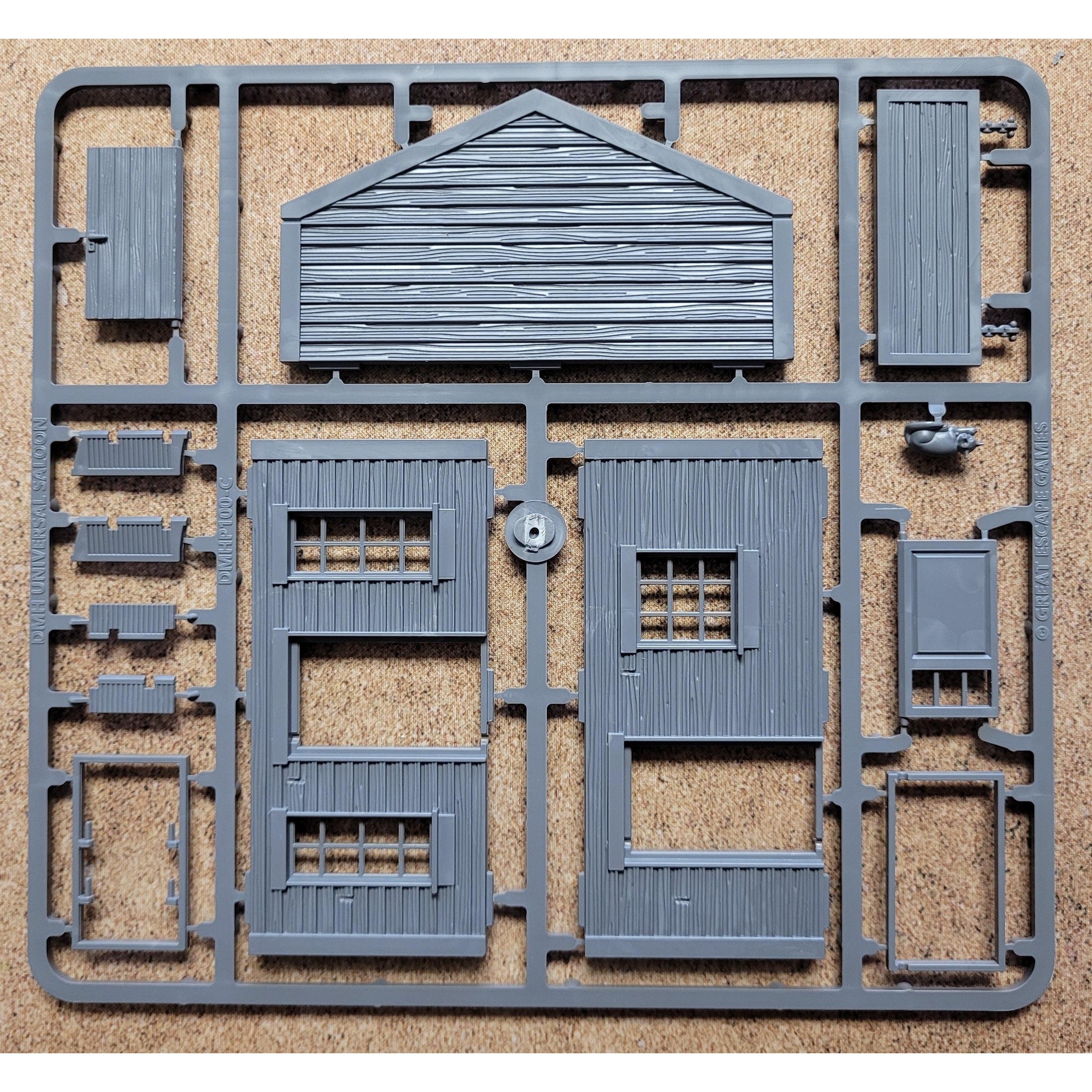 Dead Man's Hand | Barber Shop Building | 28mm Plastic Terrain