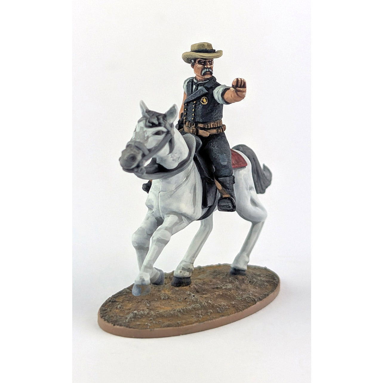 Dead Man's Hand | "Dakota" Bob Brubaker Mounted | 28mm Metal Small Box