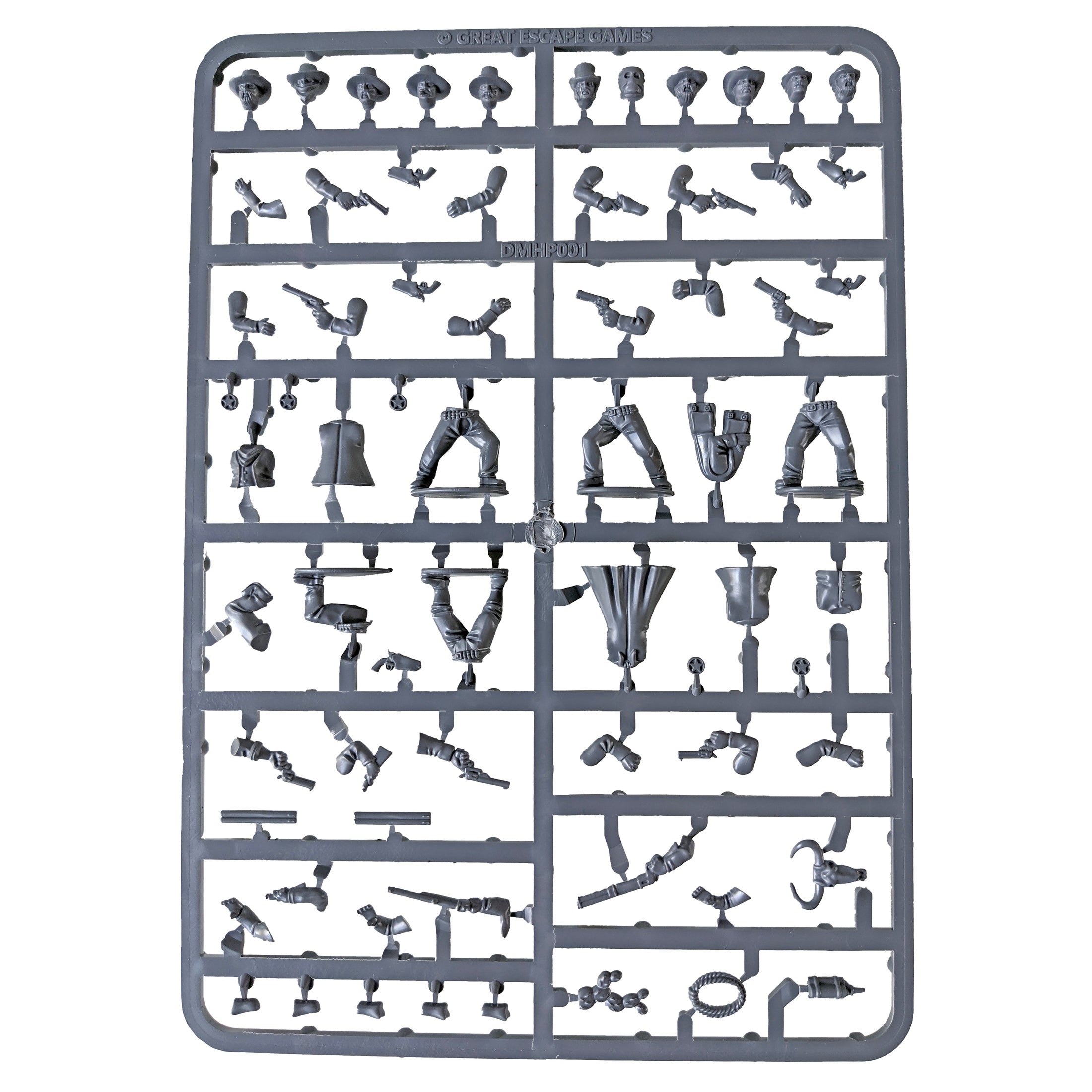 Dead Man's Hand | Gunfighters 1 Male | 28mm Plastic Unit | North Star Games | Miniature Kingdoms