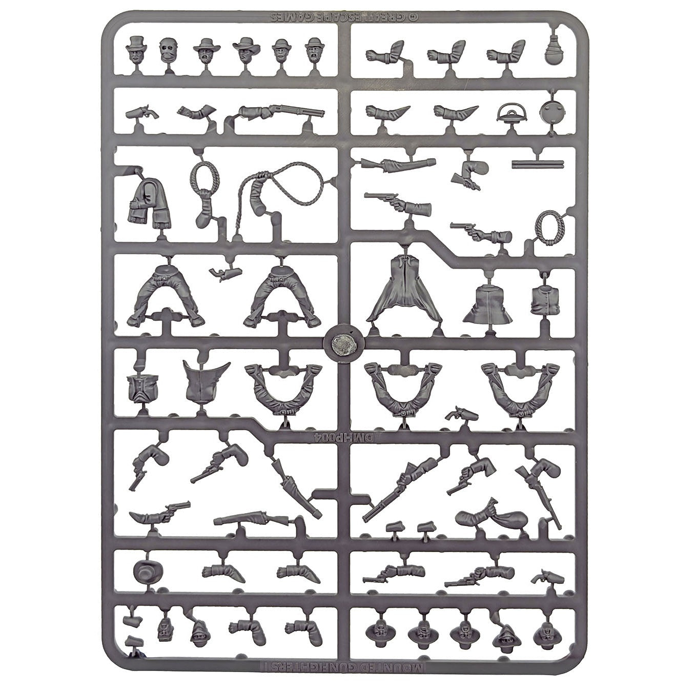 Dead Man's Hand | Mounted Gunfighters | 28mm Plastic Unit