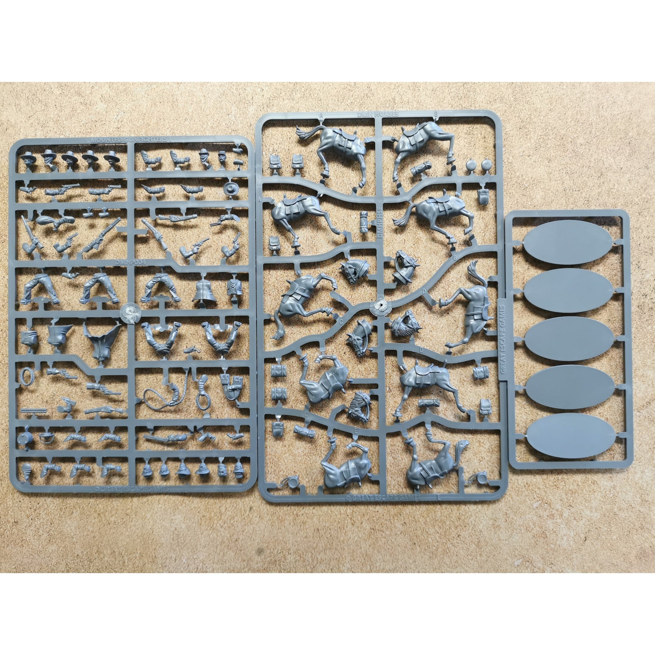 Dead Man's Hand | Mounted Gunfighters | 28mm Two Sprues