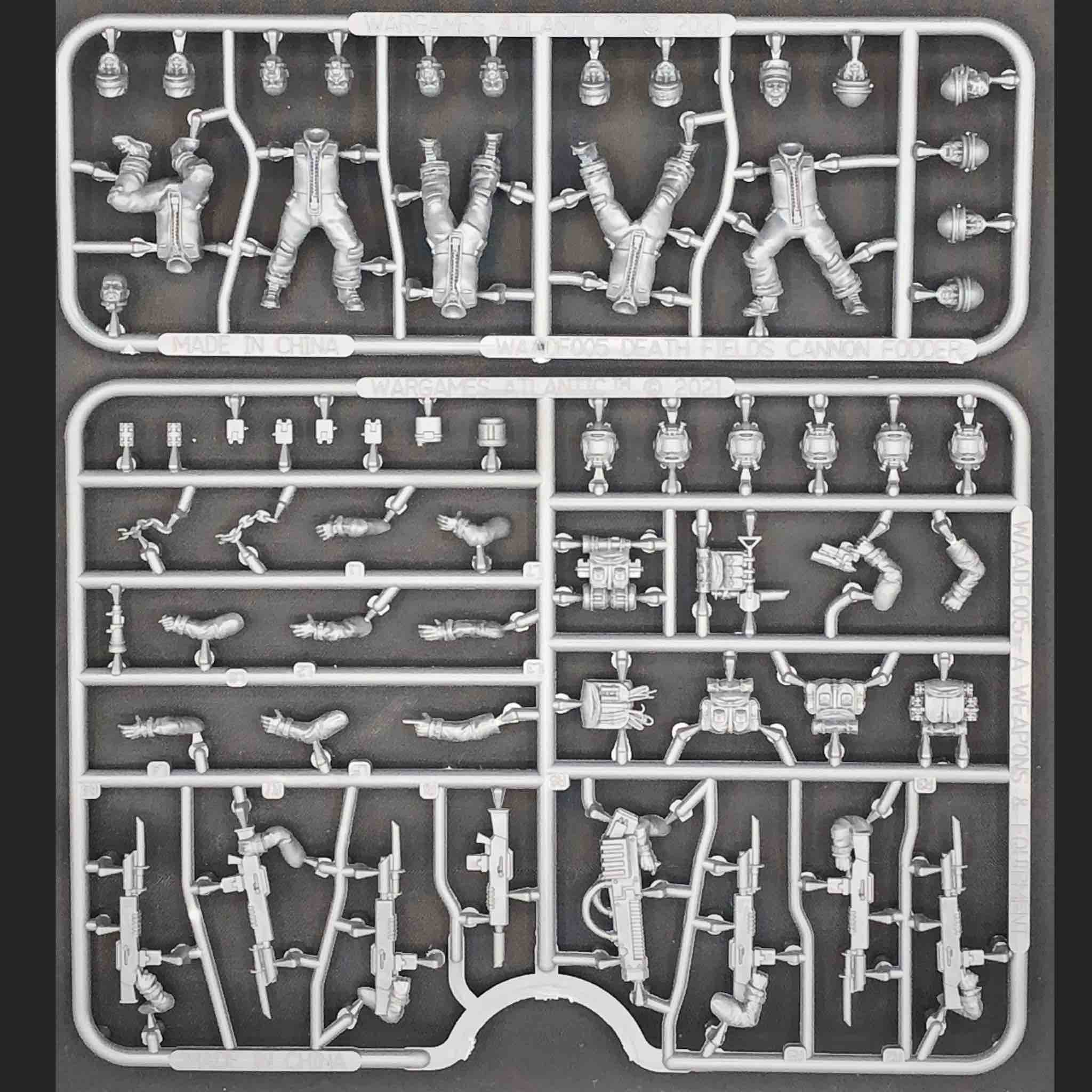 Death Fields | Cannon Fodder | Plastic Unit | Wargames Atlantic | Miniature Kingdoms