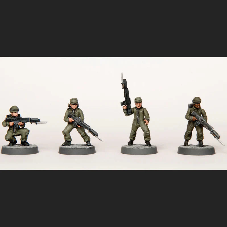 Wargames Atlantic | Death Fields | Cannon Fodder Males | 28mm Two Sprues