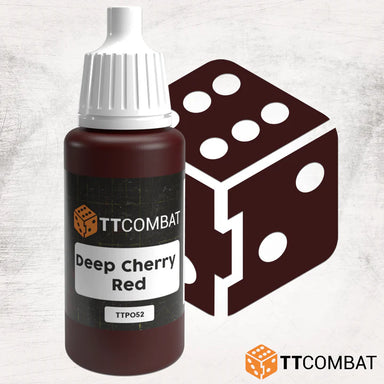 TTCombat | Deep Cherry Red | 17ml Individual Paint | TTCombat | Miniature Kingdoms