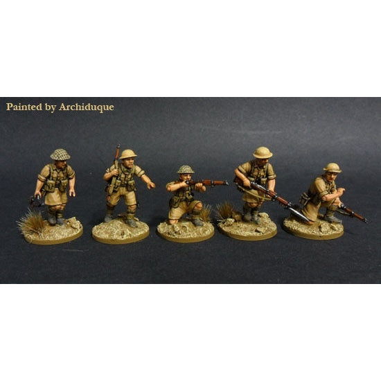 Perry Miniatures | World War 2 Desert Rats 1940-1943 | 28mm Plastic Unit | North Star Games | Miniature Kingdoms