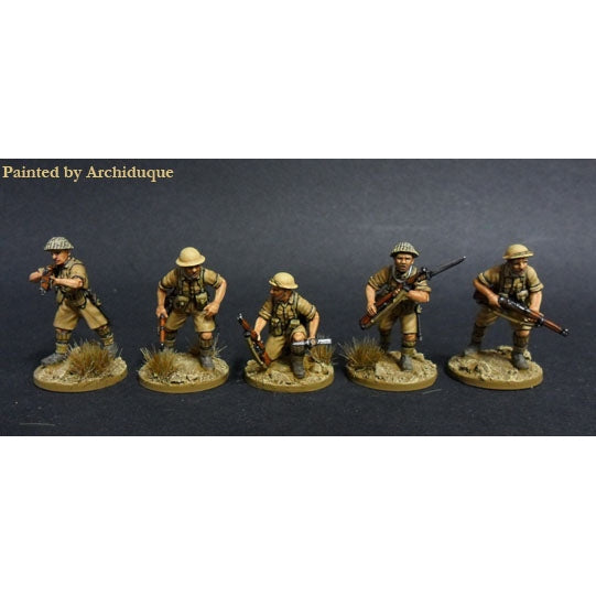 Perry Miniatures | World War 2 Desert Rats 1940-1943 | 28mm Plastic Unit | North Star Games | Miniature Kingdoms