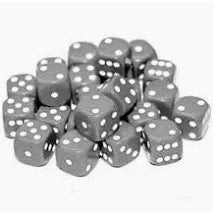 TTCombat | Dice Grey Dice D6 20 | D6 Dice Blister Pack
