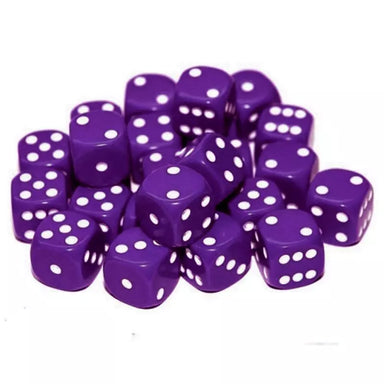 TTCombat | Dice Purple Dice D6 20 | D6 Dice Blister Pack