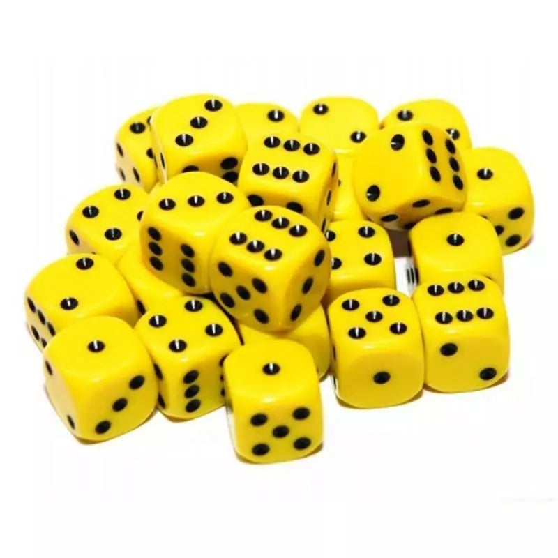 TTCombat | Dice Yellow Dice D6 20 | D6 Dice Blister Pack