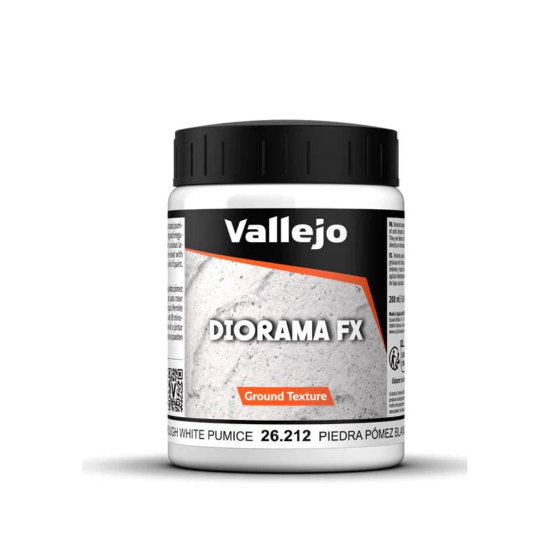 Vallejo | Rough White Pumice | 200g / 200ml Basing Mix 26.212 | TTCombat | Miniature Kingdoms