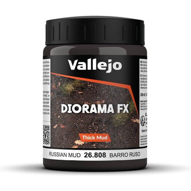 Vallejo | Russian Mud | 200g / 200ml Basing Mix 26.808 | TTCombat | Miniature Kingdoms