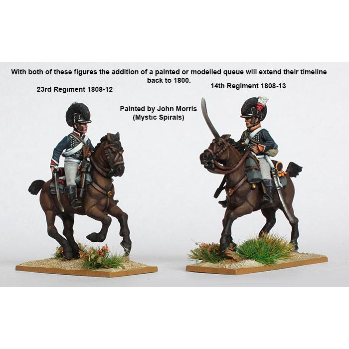 Perry Miniatures | Napoleonic Wars British Light Dragoons 1808-1815 | 28mm Plastic Unit | North Star Games | Miniature Kingdoms