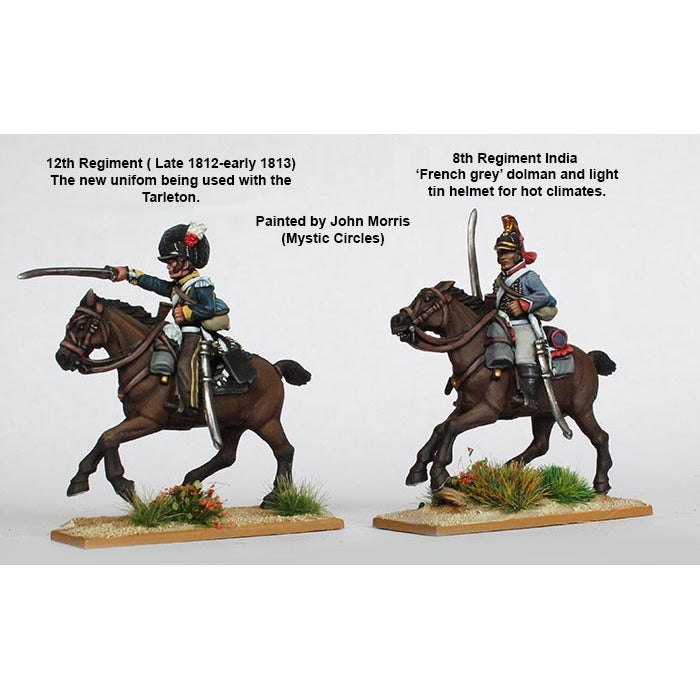 Perry Miniatures | Napoleonic Wars British Light Dragoons 1808-1815 | 28mm Plastic Unit | North Star Games | Miniature Kingdoms