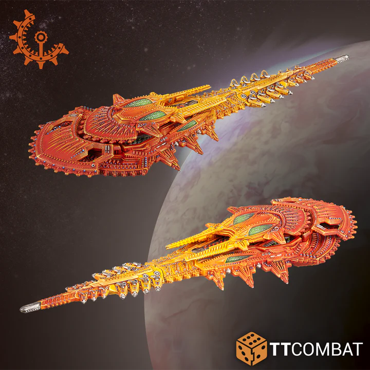 Dropfleet Commander | Shaltari | Shaltari Battleship | Ship Box