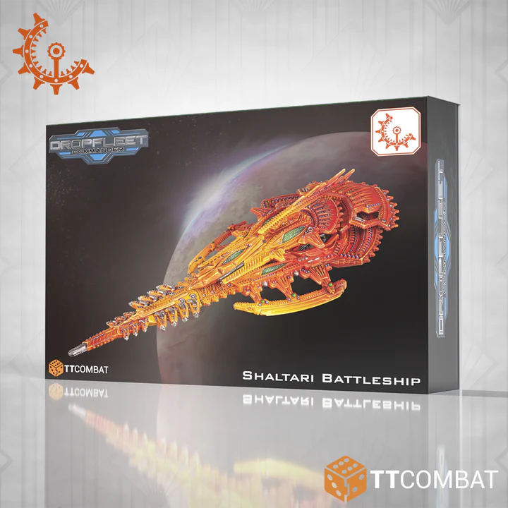 Dropfleet Commander | Shaltari | Shaltari Battleship | Ship Box