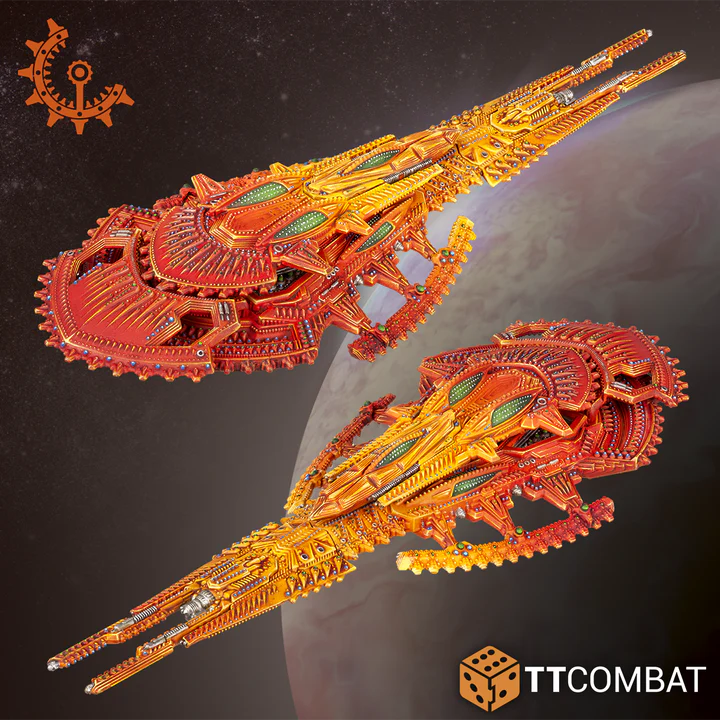 Dropfleet Commander | Shaltari | Shaltari Battleship | Ship Box