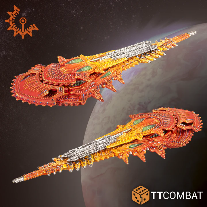 Dropfleet Commander | Shaltari | Shaltari Battleship | Ship Box