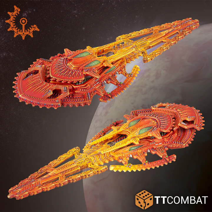 Dropfleet Commander | Shaltari | Shaltari Battleship | Ship Box