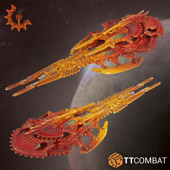 Dropfleet Commander | Shaltari | Shaltari Battleship | Ship Box