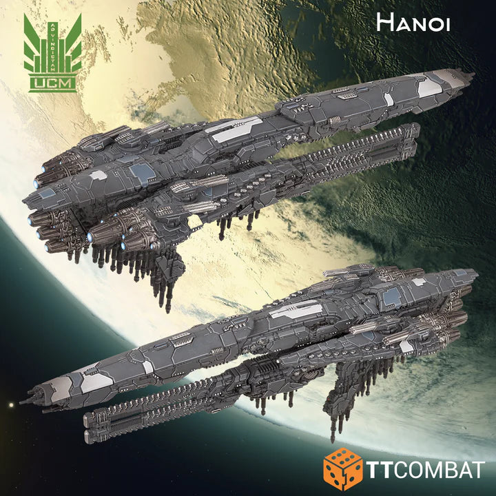 Dropfleet Commander | UCM | UCM Battleship | Plastic Ships Box