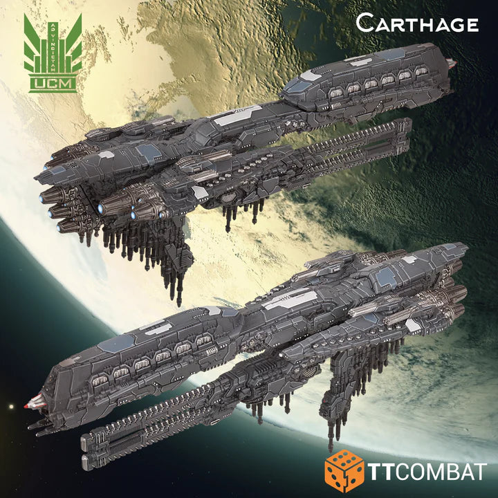 Dropfleet Commander | UCM | UCM Battleship | Plastic Ships Box