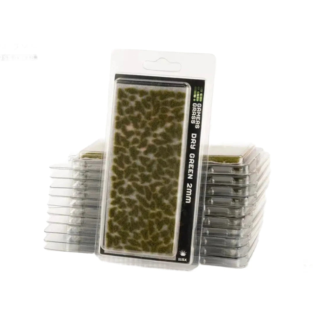 Gamers Grass | Scenics Dry Green Two mm | Basing Tufts | GG2-DG