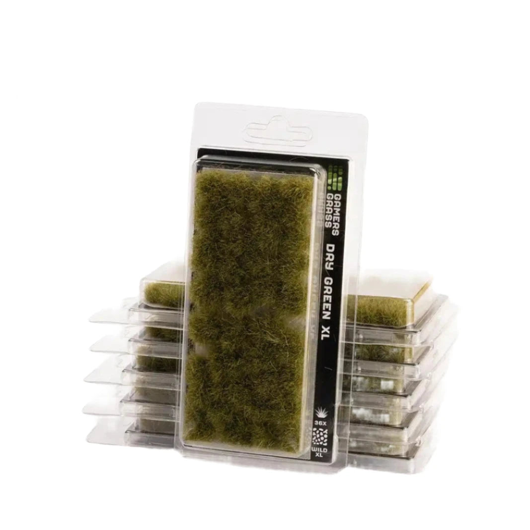 Gamers Grass | Scenics Dry Green XL Twelve mm | Basing Tufts | GG12-DG