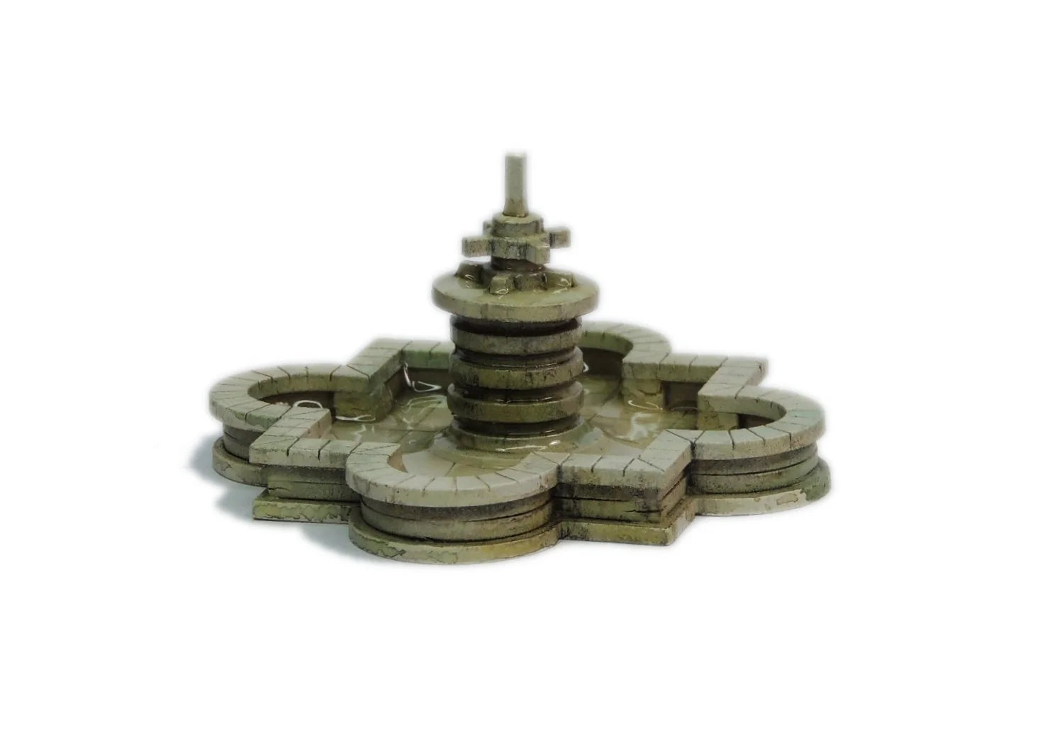 Sarissa Precision | Streets Of Rome Small Fountain Set T023 | MDF Terrain