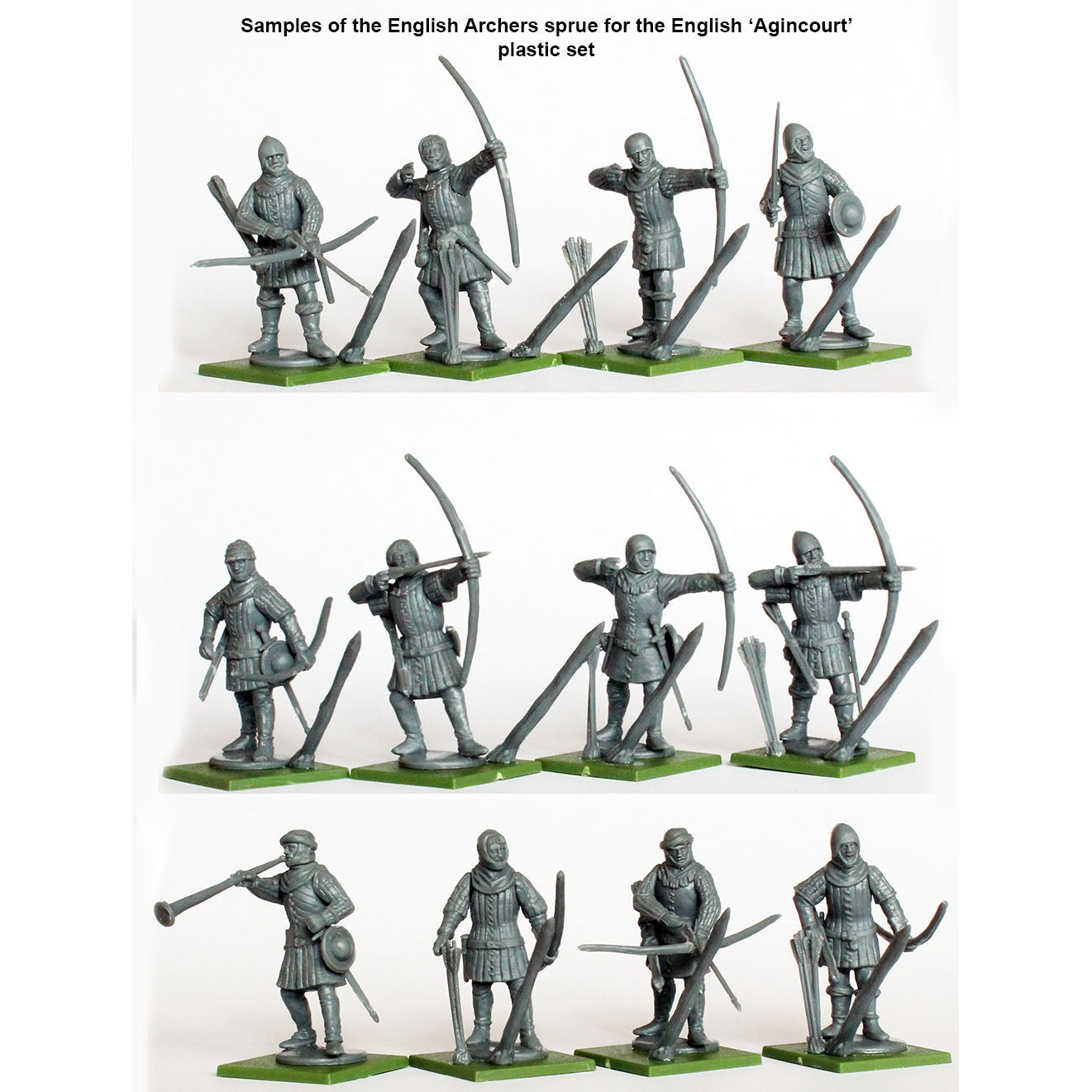 Perry Miniatures | HYW The English Army 1415-1429 | 28mm Plastic Unit | North Star Games | Miniature Kingdoms