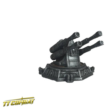 Tabletop Scenics | Sci Fi Gothic Flak Cannon Platform | 28mm Resin Blister Pack | TTCombat | Miniature Kingdoms